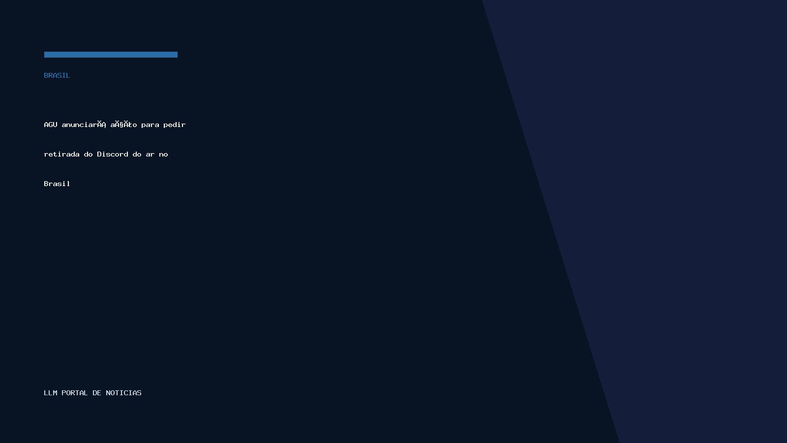AGU anunciará ação para pedir retirada do Discord do ar no Brasil