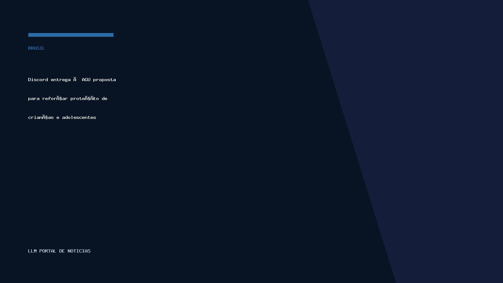 Discord entrega à AGU proposta para reforçar proteção de crianças e adolescentes
