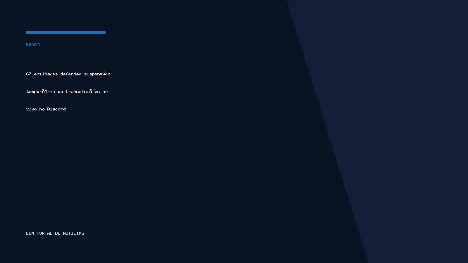 67 entidades defendem suspensão temporária de transmissões ao vivo no Discord